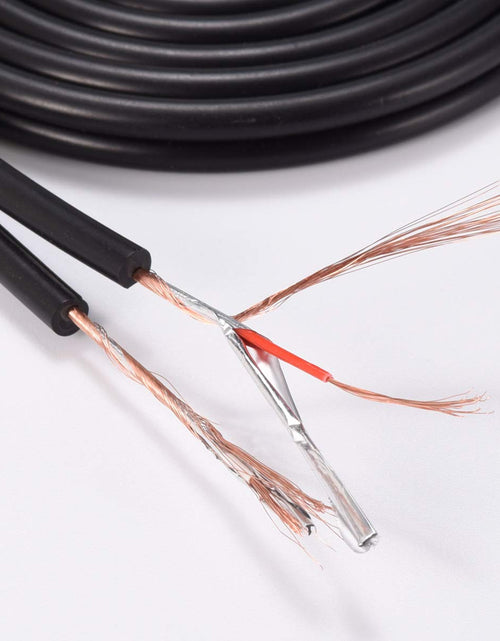 Load image into Gallery viewer, 2 RCA Extension Cable,Gold Plated 2 RCA Male to Female Stereo Audio Extension Cable (50Ft)
