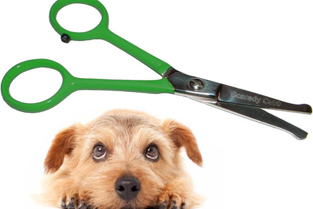 Tiny Trim 4.5" Ball-Tipped Scissor for Dog, Cat and All Pet Grooming - Ear, Nose, Face & Paw - 'S Small Safety Scissor