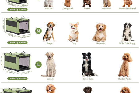 Portable Soft Collapsible Dog Crate for Indoor and Outdoor Soft-Sided Crate