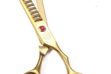 Professional Dog Grooming Scissors Set, 7 Inch/8 Inch Pet Grooming Scissors Chunkers Shears for Dog, Curved Dog Grooming Scissors, Thinning Shears for Dog with Grooming Comb