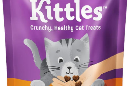 Kittles Crunchy Natural Grain Free Cat Treats, Chicken & Cranberry, 2-Ounce Bag