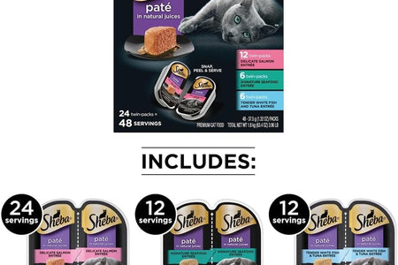 Perfect Portions Paté Wet Cat Food Tray Variety Packs